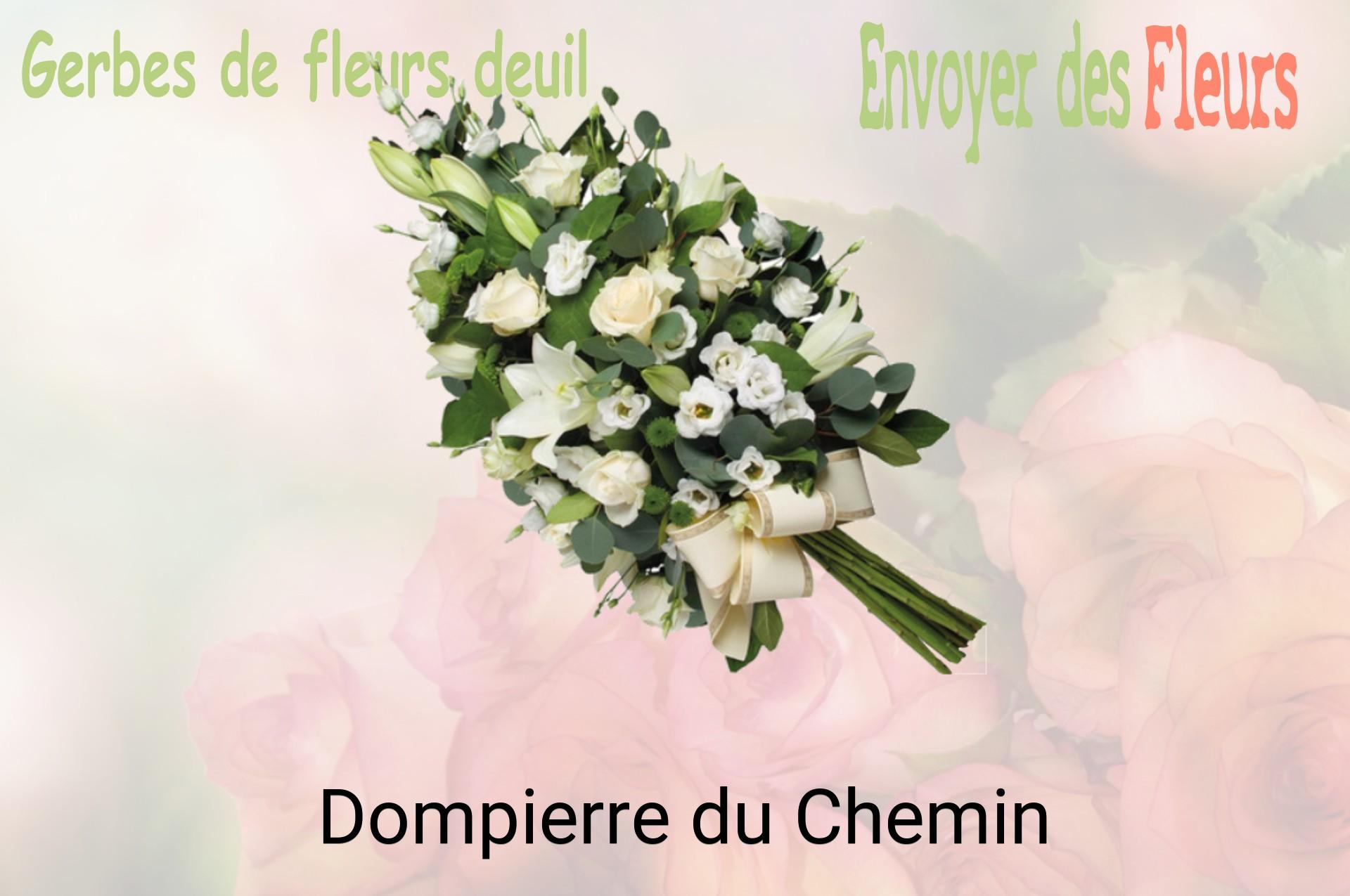 Gerbe de fleurs de deuil livrée à Dompierre-du-Chemin