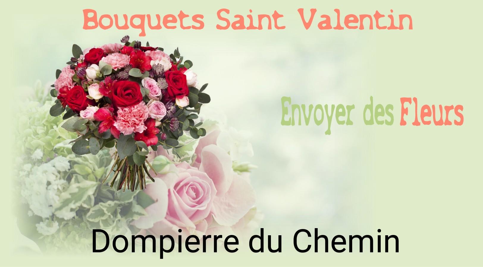 Roses de Saint-Valentin livrées à Dompierre-du-Chemin